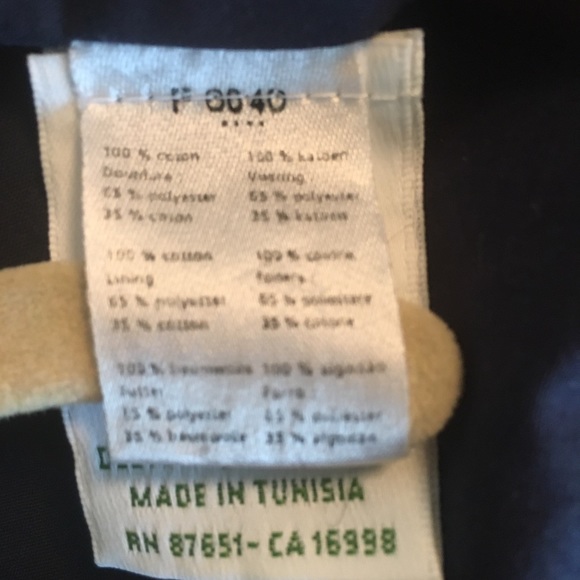 Lacoste casual blue short jacket - Picture 7 of 12